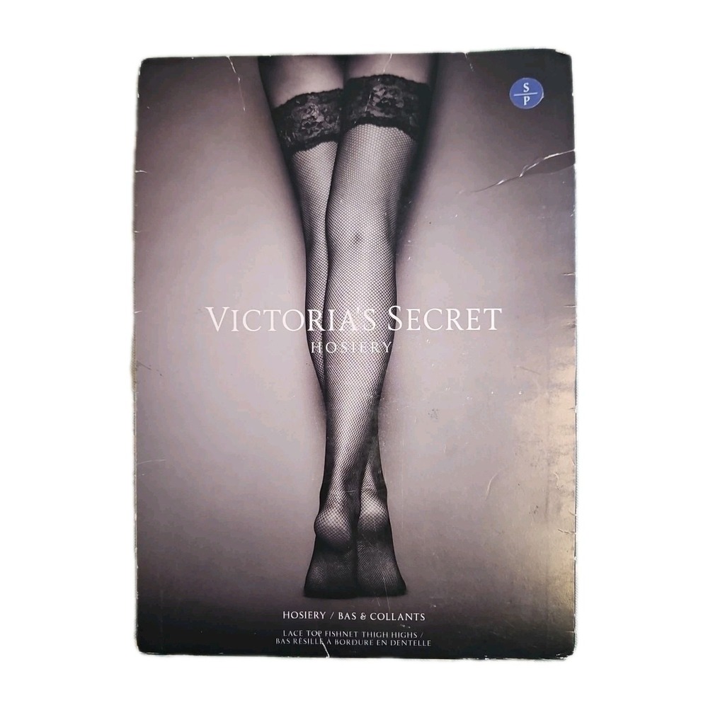Victoria Secret Thigh High Hosiery SZ-S Blue